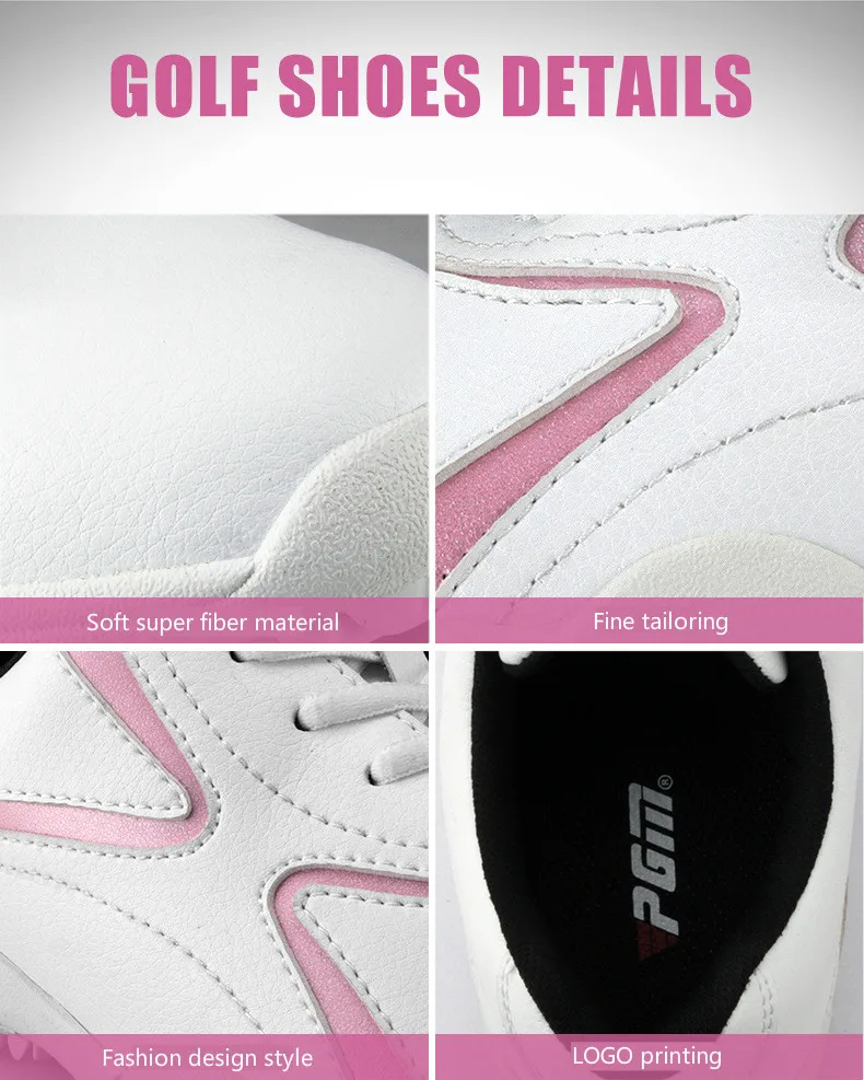 Бренд TTYGJ Профессиональный Для женщин s девушек Для женщин гольф спортивная обувь свет Вес и устойчивый и Водонепроницаемый и анти- скольжение