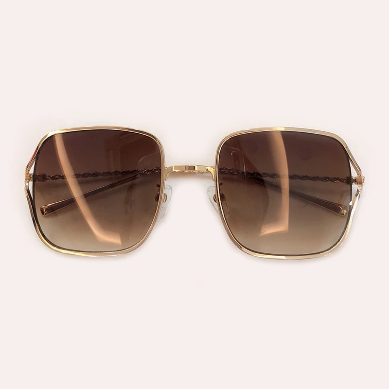 1 4 Sonnenbrille no Hohe 6 5 Brillen no Mode no no Rahmen Oculos Designer Box Luxus Frauen Legierung Mit Qualität No no Feminino Sol Quadrat De 2 2019 Marke 3 HrqH4St