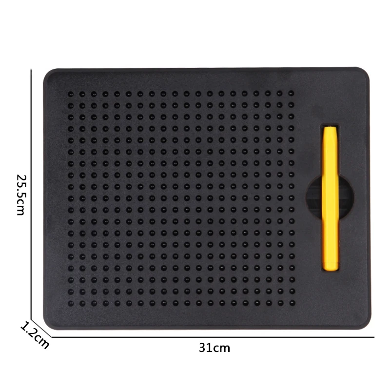 Магнитная стальная пластиковая накладка планшет для рисования магнитные колодки раннее развивающие игрушки подарки для бусины для детей мяч для детей обучения