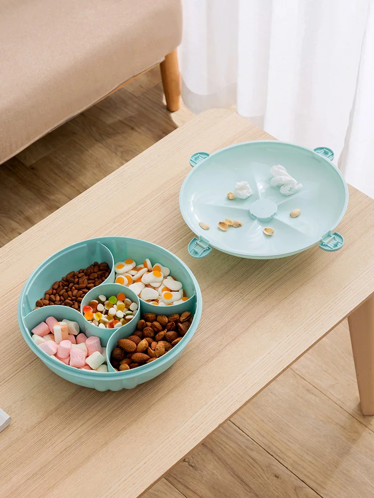 Separate dried fruit box living room with lid dried fruit plate home