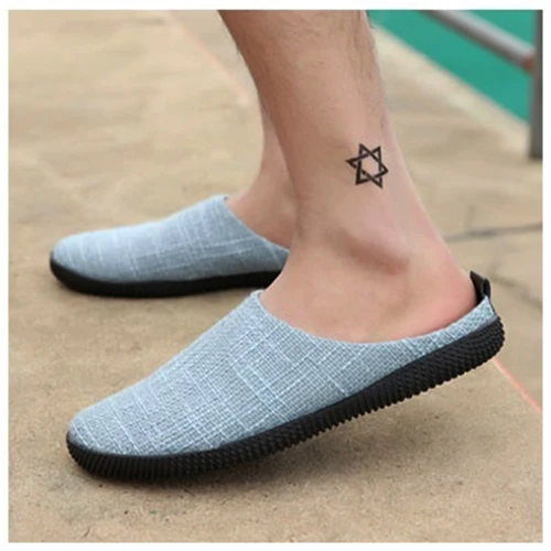 ASDS Male leisure linen Flats slippers breathable lightweight shoes