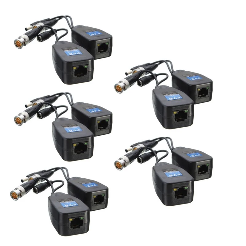 

5 Pairs Of Hd Coaxial Hd Twisted Pair Transmitter Video Power 2 In 1 Twisted Pair Transmitter