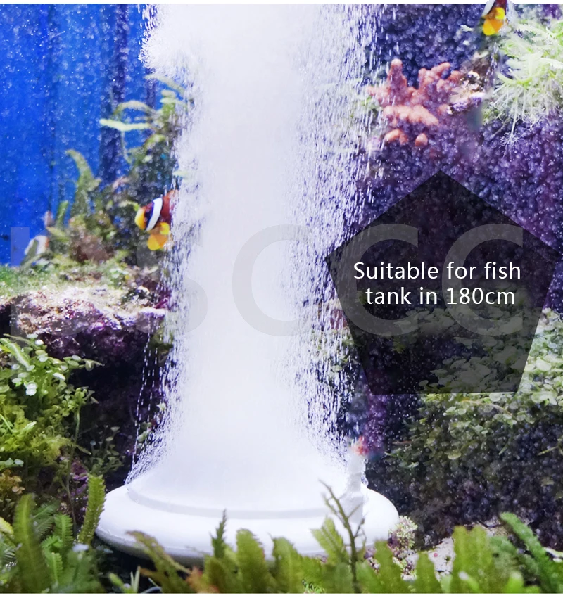 1 шт. пластик низкого давления нано пузырьковый камень кислородный дозатор пузырьковая пластина аквариум пузырьковый камень воздушный насос воздушный камень диффузор