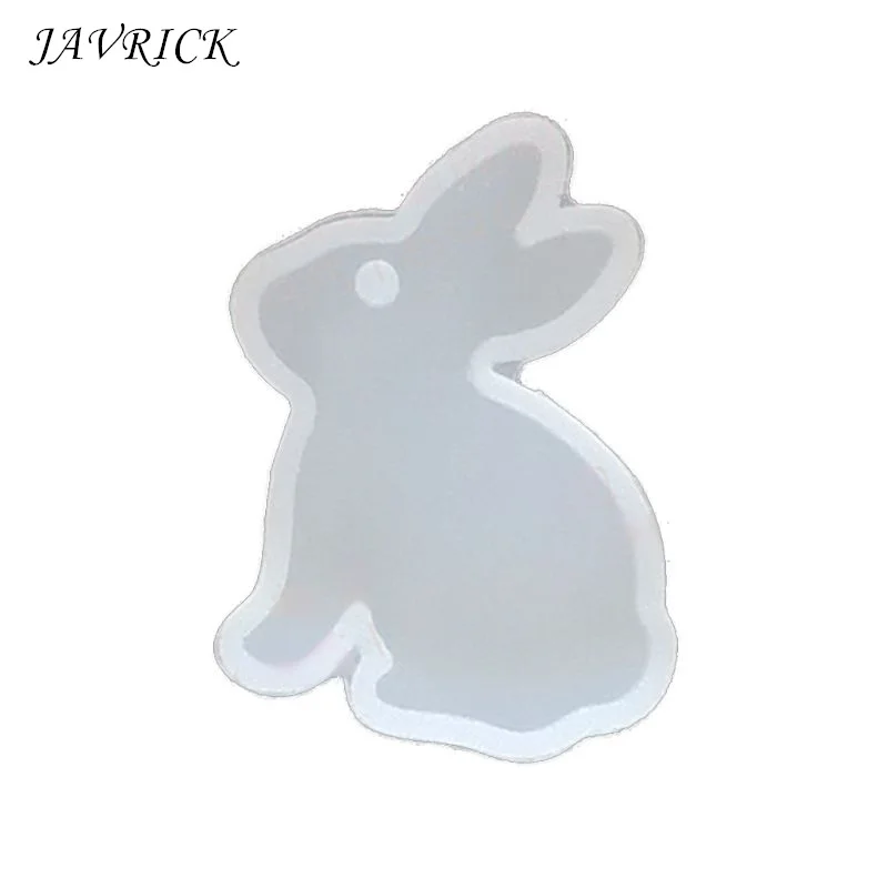 

DIY Rabbit Cat Silicone Resin Molds Animal Pendant Necklace Jewelry Mold Tools