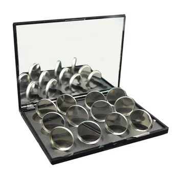 

100pcs Empty Round Tin Pans for Powder Eyeshadow 26mm Responsive to Magnets