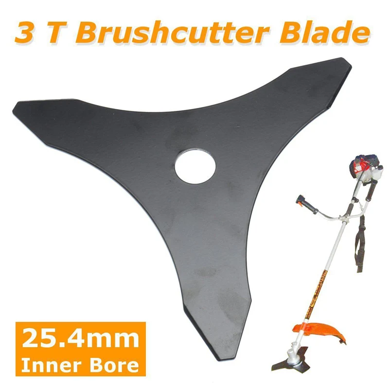 

Durable 3 Teeth Brush Cutter Brushcutter Trimmer Blade Strimmer Lawn Mower Kit