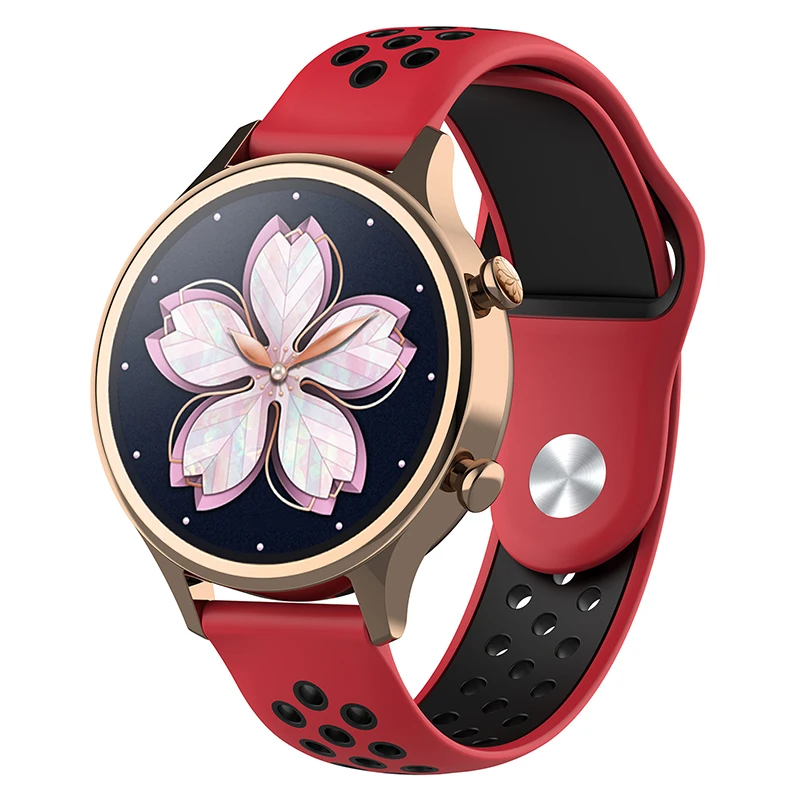 

18mm Silicone Wrist Band Strap for Ticwatch c2 Smartwatch Band Rose Gold Version Replacement Wrist Strap Bracelet Watchband
