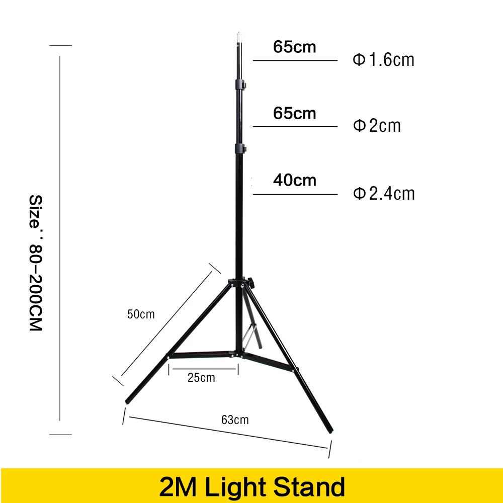 Photo Studio Diffuser 2Pcs Softbox 4-Lamp-Holder