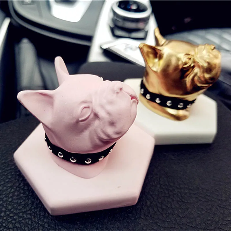 Cute-Car-Accessories-Animal-Ornaments-French-bulldog-For-Car-Decoration-Air-Freshener-Solid-Perfume-Car-styling-33
