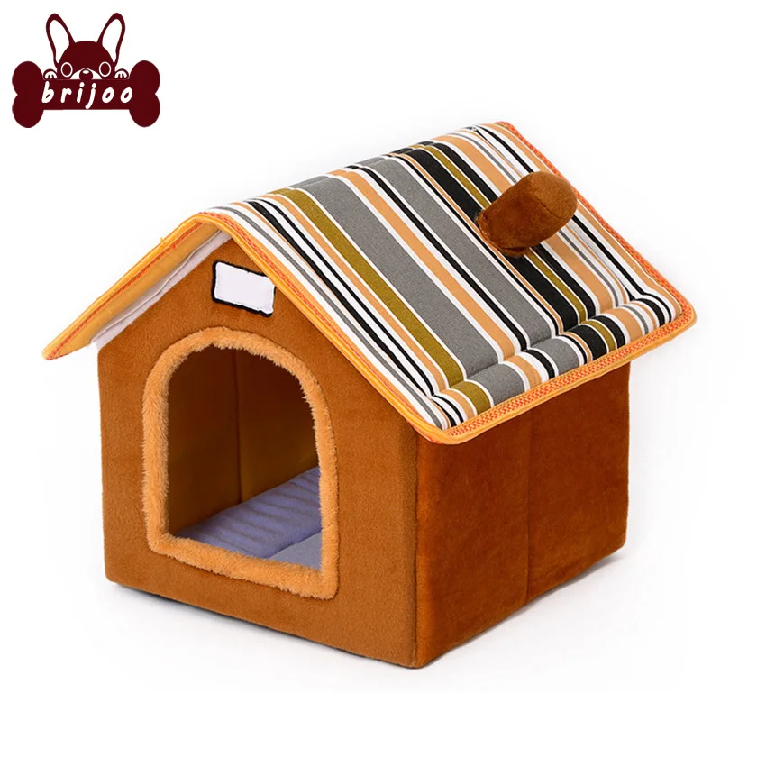 Brijoo Dog Bed Tent Dogs Kennel Pet Removable Cozy House Home Shape For Small Puppy Dogs Cat Small Animals Nest Products