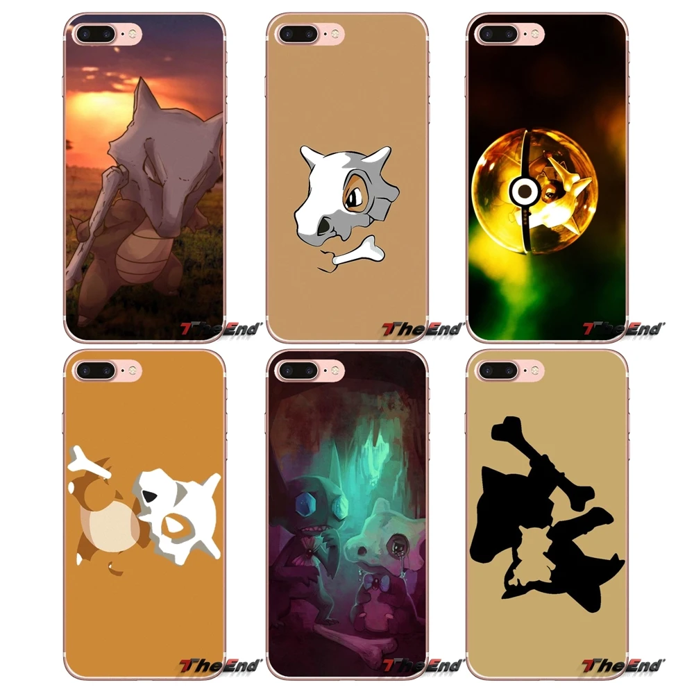 

For Huawei G7 G8 Ascend P7 P8 P9 Lite Honor 4C 5X 5C 6X Mate 7 8 9 Y3 Y5 Y6 II Pro Pokemon Cubone Osselait Plush Soft Case