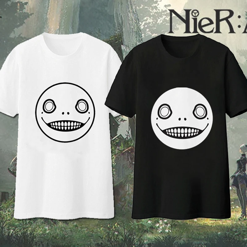Футболка NieR:Automata 2B YoRHa модная крутая Мужская хлопковая футболка с коротким