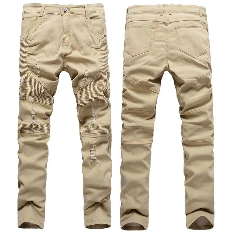 Popular Khaki Skinny Jeans Men-Buy Cheap Khaki Skinny