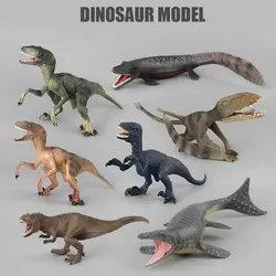 Динозавр Юрского периода игрушка набор мир Юрского периода парк Велоцираптор Tylosaurus динозавр модель фигурки героев дети мальчик подарок