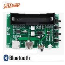 GHXAMP PAM8403 Bluetooth усилитель аудио доска 5 Вт* 2 литиевая батарея Поющая машина USB tf-карта двухканальный мини-динамик DIY