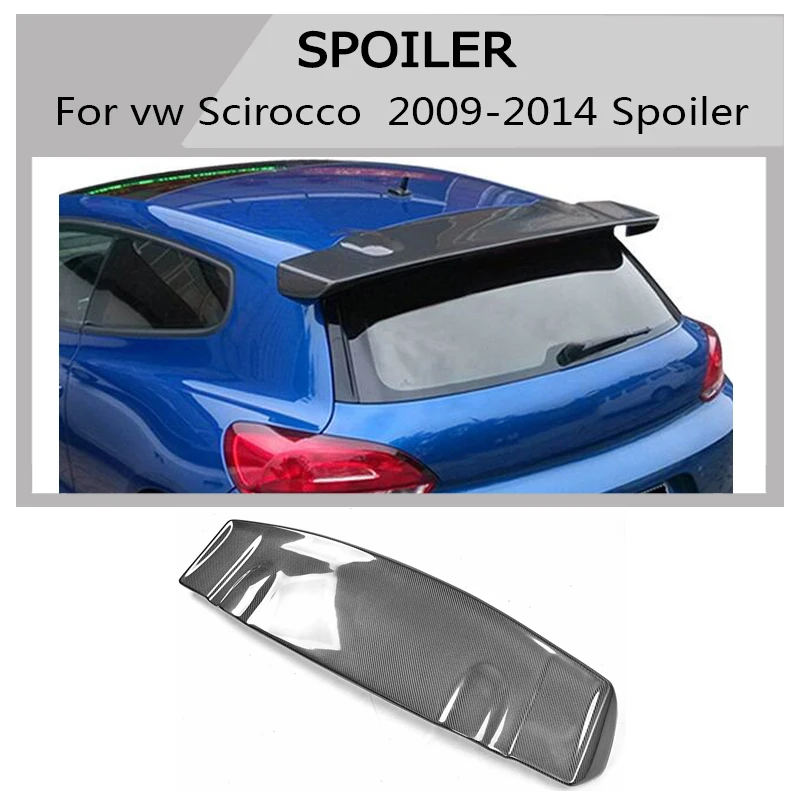 

Carbon Fiber Rear roof Lip top Wing spoiler For Volkswagen VW Scirocco 2010-2014 not fit for r