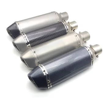 

51mm Inlet Universal motorcycle exhaust Pipe scape moto with DB killer Inside FOR z900 exhaust honda dio yamaha xt 600 nmax tmax