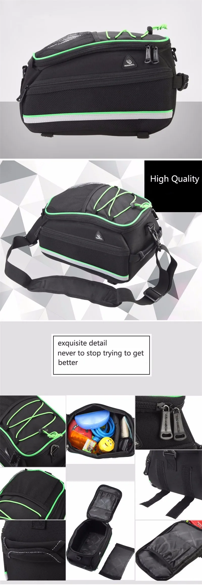 Flash Deal Roswheel 13-20L Bicycle Rear Rack Bag Foldable MTB Bike Double Pannier Bag High Capacity Basket Rack Trunk Bag Shoulder Handbag 0 Flash Deal Roswheel 13-20L Bicycle Rear Rack Bag Foldable MTB Bike Double Pannier Bag High Capacity Basket Rack Trunk Bag Shoulder Handbag 0