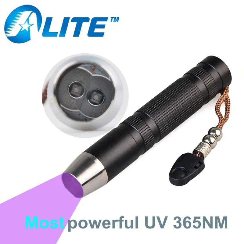 5W Strong LED UV Light Torch 18650 battery Powerful 365nm UV Flashlight