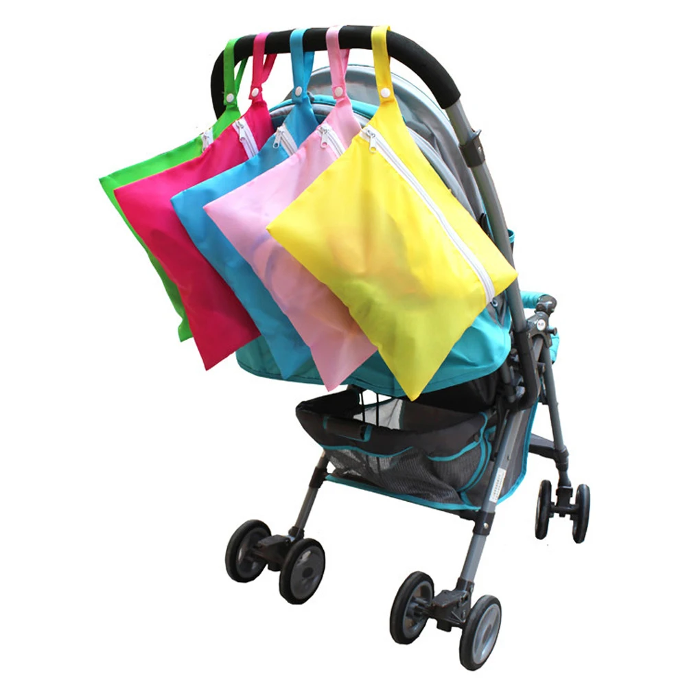 

Portable Waterproof Baby Stroller Nappy Storage Bag Baby Car Hanging Storage Stroller Accessories 5 Colors