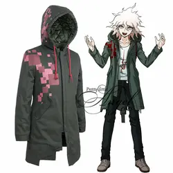 Аниме данганронпа Komaeda Nagito костюм для костюмированной игры, для Хэллоуина вечерние Пальто футболка