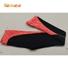 Индивидуальные фигурные брюки для катания на коньках длинные брюки для девочек женские тренировочные соревнования Patinaje Ледовое катание теплая гимнастика красочные