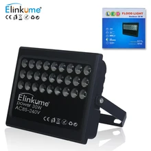 2016 Новый СВЕТОДИОДНЫЙ Прожектор AC85-265V 30 Вт IP65 Водонепроницаемый Spotligth Лампы Gardden Уличного Наружного Освещения 220 В 110 В прожектор