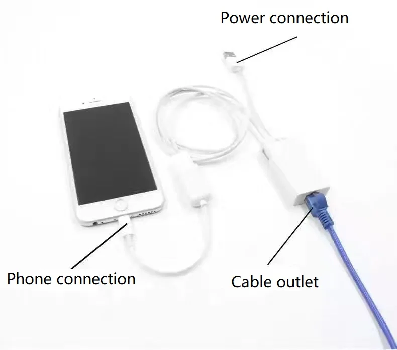 Lightning/RJ45 Ethernet LAN проводной сетевой адаптер компактный для iPhone iPad-за рубежом путешествовал 100 Мбит/с/1000 Мбит/с