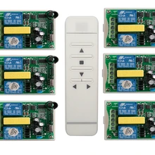 Трубчатые двери гаража мотора/проекционный экран/жалюзи AC 220 V RF беспроводной пульт дистанционного управления переключатель цифровой экран дисплея