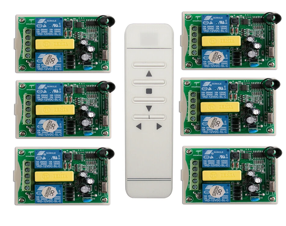 

Tubular motor garage door / projection screen / shutters AC 220 V RF Wireless Remote Control switch Digital display screen