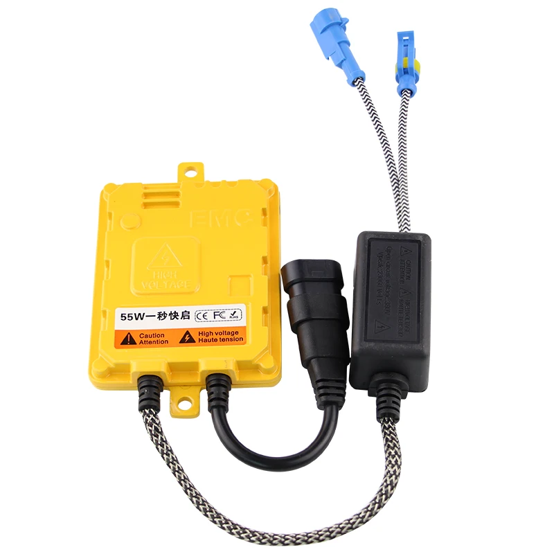 HID Xenon набор 2x балласты лампы K35 55 Вт 12 В Быстрый Яркий ксеноновый конверсионный