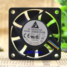 Радиатор процессора кулер вентилятор для сервера инвертор AFB0612VHB 6015 60*60*15 мм DC 12 В 0.24A A1D 6 см 4 контакта ШИМ 3700 об/мин 24CFM