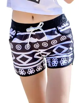 

MISSKY Summer Lovers Short Pants Casual Quick Drying Printing Fashion Shorts