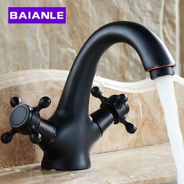 Bagno classico Antico Nero Rubinetto Double Cross Maniglia Vesssel ... Bagno classico Antico Nero Rubinetto Double Cross Maniglia Vesssel ...