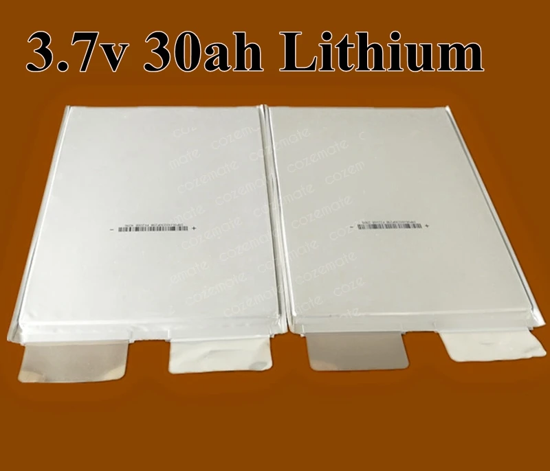 3,7 v 30Ah литий-полимерный аккумулятор 150A литиевый для RV E аккумулятор для электровелосипеда гольф тележки электрический автомобиль для хранения солнечной энергии