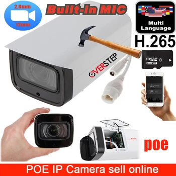 

Mutil language DH-IPC-HFW4433F-ZSA Starlight Camera 2.7mm ~13.5 mm varifocal motorized lens IR80M MIC Built in IPC-HFW4433F-ZSA