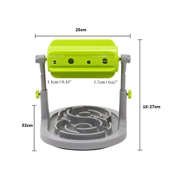 

Dog Cat Toys Feeder Plastic Pet Shaking Leakage Food Container Puppy Cats Dogs Slow Feed Bowls IQ Training Foraging Toy