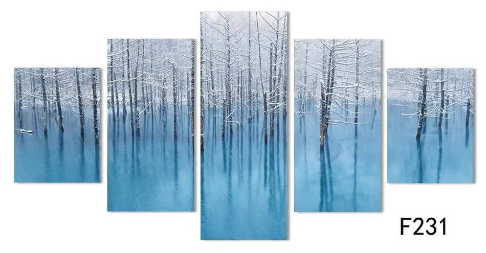 5-Piece-abstract-Hot-Sell-winter-snow-scenery-Modern-Wall-Painting-Still-Life-Home-Decorative-Art (1)