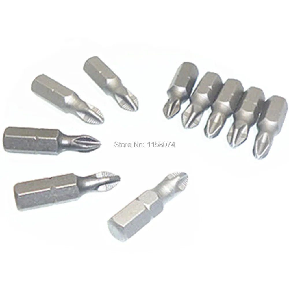 

10x Phillips Impact Insert Bits 25mm Ph2 Screwdriver Bit Magnetic Screw Driver Bits Phillips 2 (ph2) Impact Driver Bits 1/4" Hex