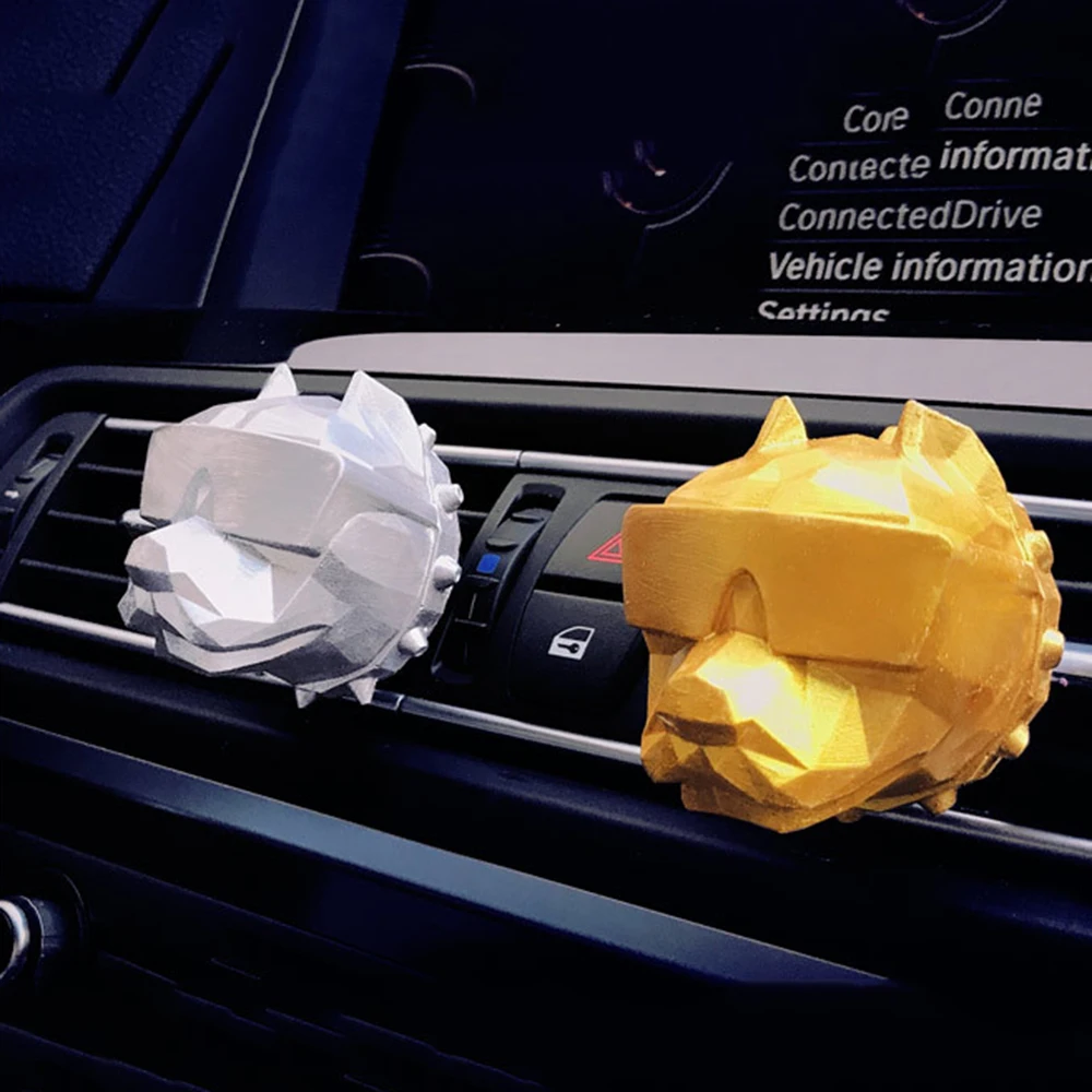 

Car Fragrance Clip Cool Dog Air Vent Freshener Plaster Auto Interior Outlet Decoration Accessories Trim Diffuser Ornament Gifts