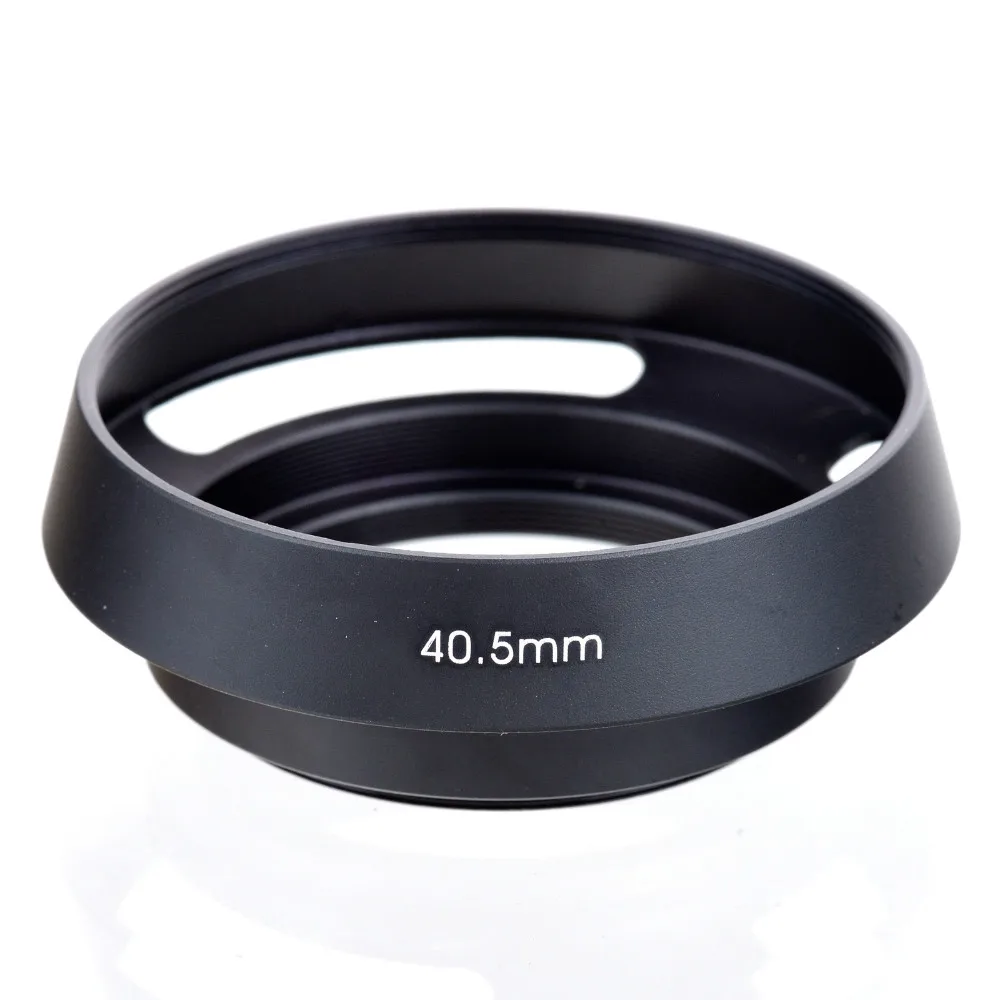 

40.5mm Black Vented Curved Metal camera lens Hood for Leica M for Pentax for S&ny for Olympus For canon nikon