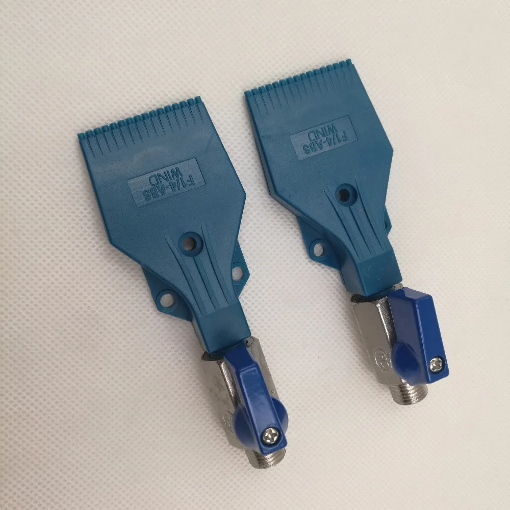 1/4" Blue windjet nozzle,wind jet flat fan nozzle,air compressed wind