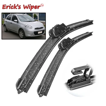 

Erick's Wiper Front Wiper Blades For Nissan Micra K13 2010 - 2017 Windshield Windscreen Front Window 21"+14"