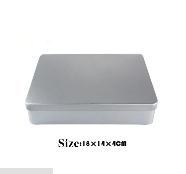 

Size: 180x140x40mm big rectangle tin box plain storage box promotional gift metal box tin can food container