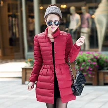 Women Winter Down Jacket Nice New Fashion medium-long Duck Down Plus Size XXXL Parkas Female Slim Ladies Jackets And Coats S2452
