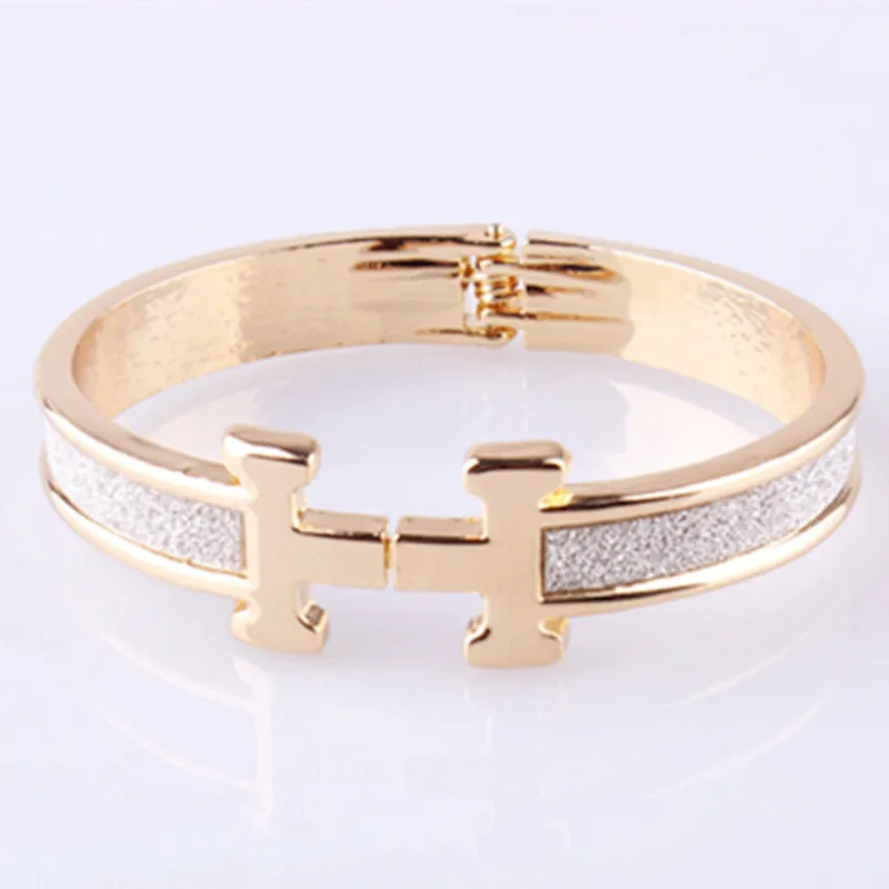 Fashion Letter H Bracelet Women Bangles Cuff Charm Bracelets Jewelryin