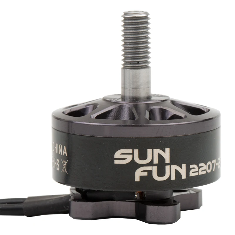 4 шт./лот/DYS SUN FUN 2207 1750KV 2400KV 2750KV CW резьба FPV гоночный бесщеточный двигатель для радиоуправляемого дрона квадрокоптера запасные части