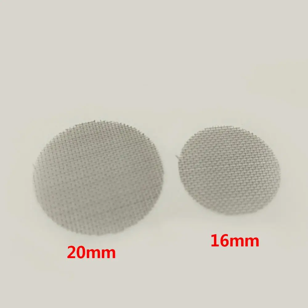 

500 PCS Multifunctional Hookah Water Pipe Stainless Steel Tobacco Smoking Accessorie Metal Filters Smoke Pipe Screen Gauze 20mm