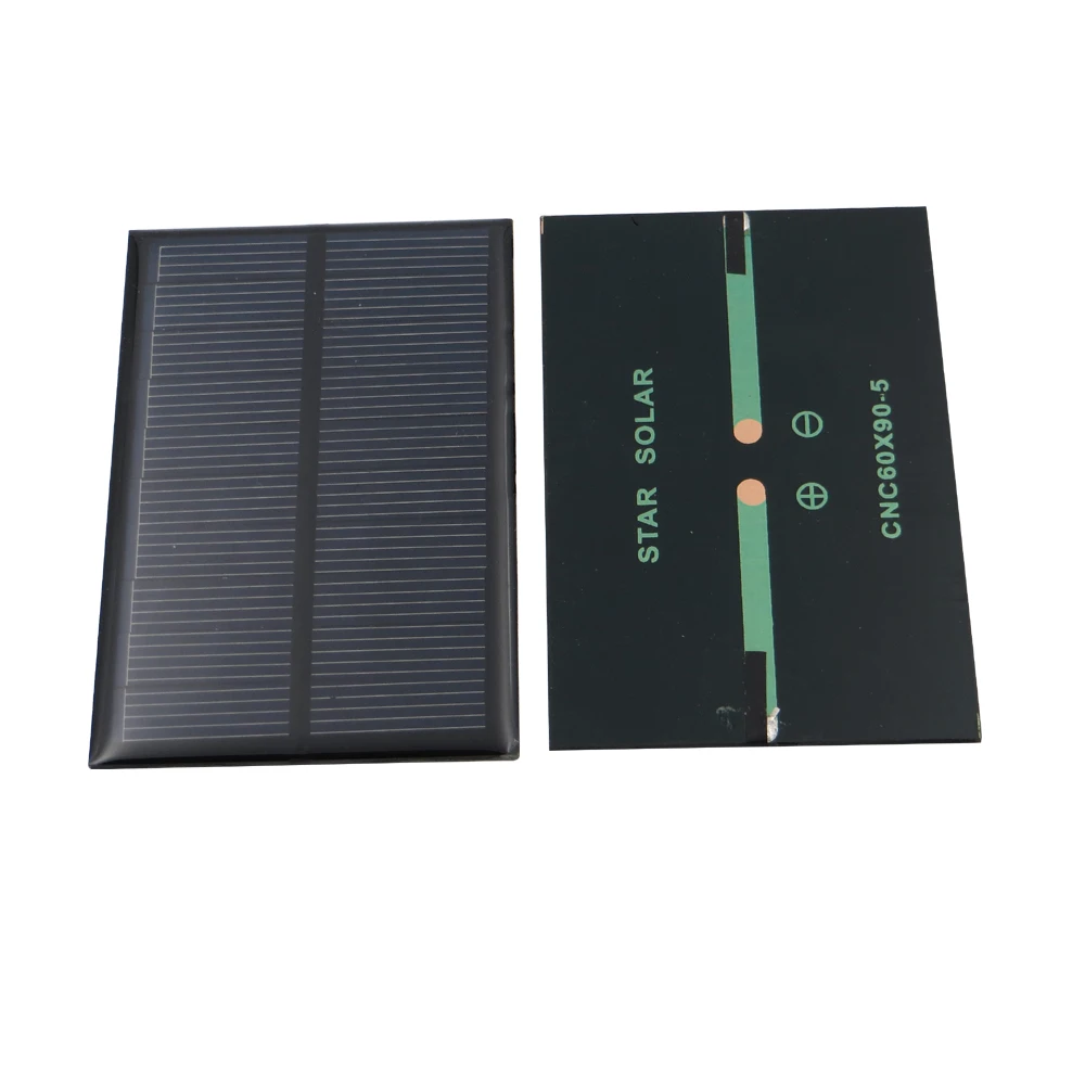 5V 150mA 0,75 ватт солнечная панель Стандартный эпоксидный поликристаллический кремний DIY батарея заряд энергии Модуль Мини Солнечная батарея игрушка