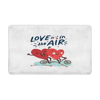

Couple Romantic Love Story Valentine's Day Indoor Entrance Doormat